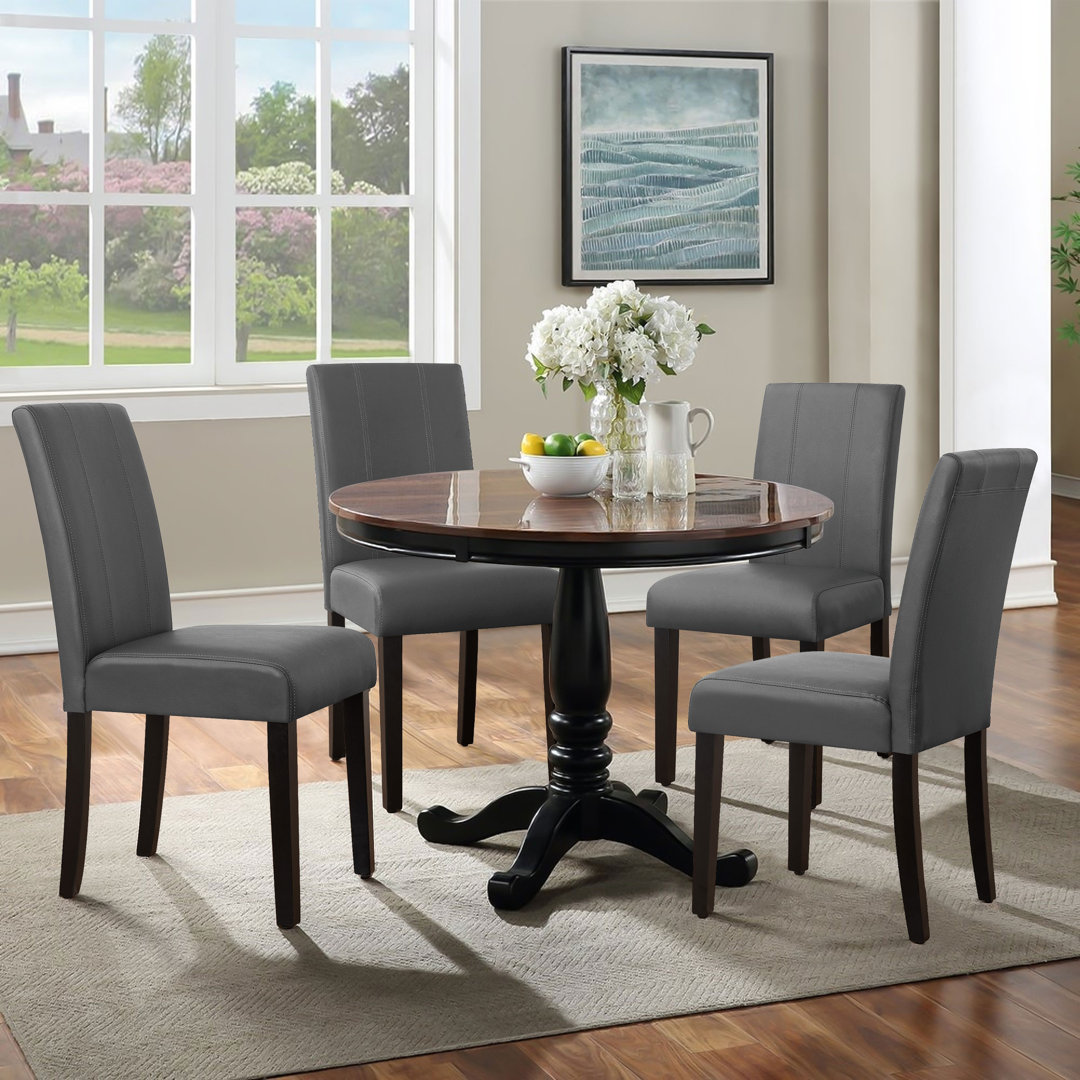 Modern Faux Leather Waterproof Upholstered Dining Chair